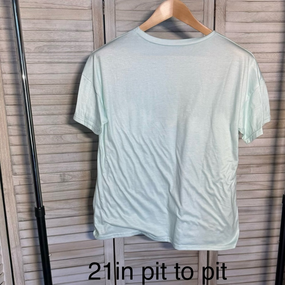 Reba Women's Graphic Tee - Light Blue - Picture 2 of 2